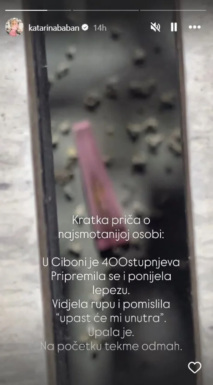 Snimka ekrana s tekstom o gubitku lepeze na košarkaškoj utakmici