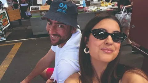 Marin Čilić i supruga Kristina nasmijani u neobaveznom izletu