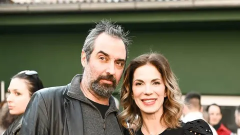 Portret Bojane Gregorić Vejzović i Enesa Vejzovića koji stoje jedno uz drugoga