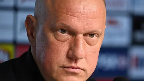 Krupni plan lica bivšeg nogometnog napadača Ivana Klasnića