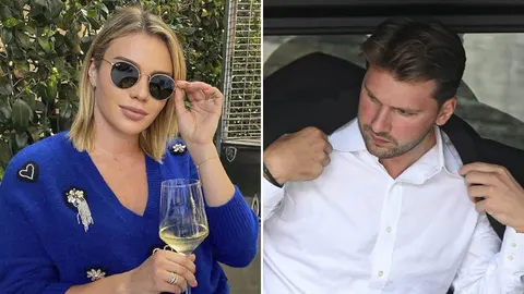 Kolaž s portretima Anamarije Goltes i Luke Dončića