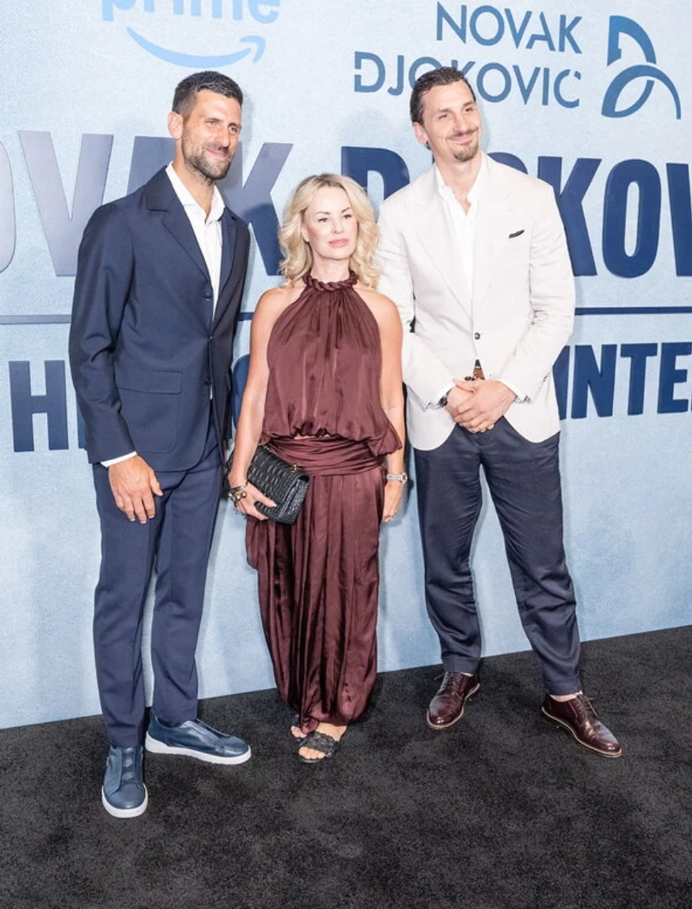 Novak Đoković, Helena Seger i Zlatan Ibrahimović poziraju zajedno