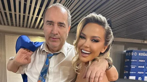 Mladen Grdović i Maja Šuput nasmijani u bliskom portretu