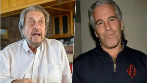 Portreti Errola Muska i Jeffreyja Epsteina prikazani jedan pored drugog.