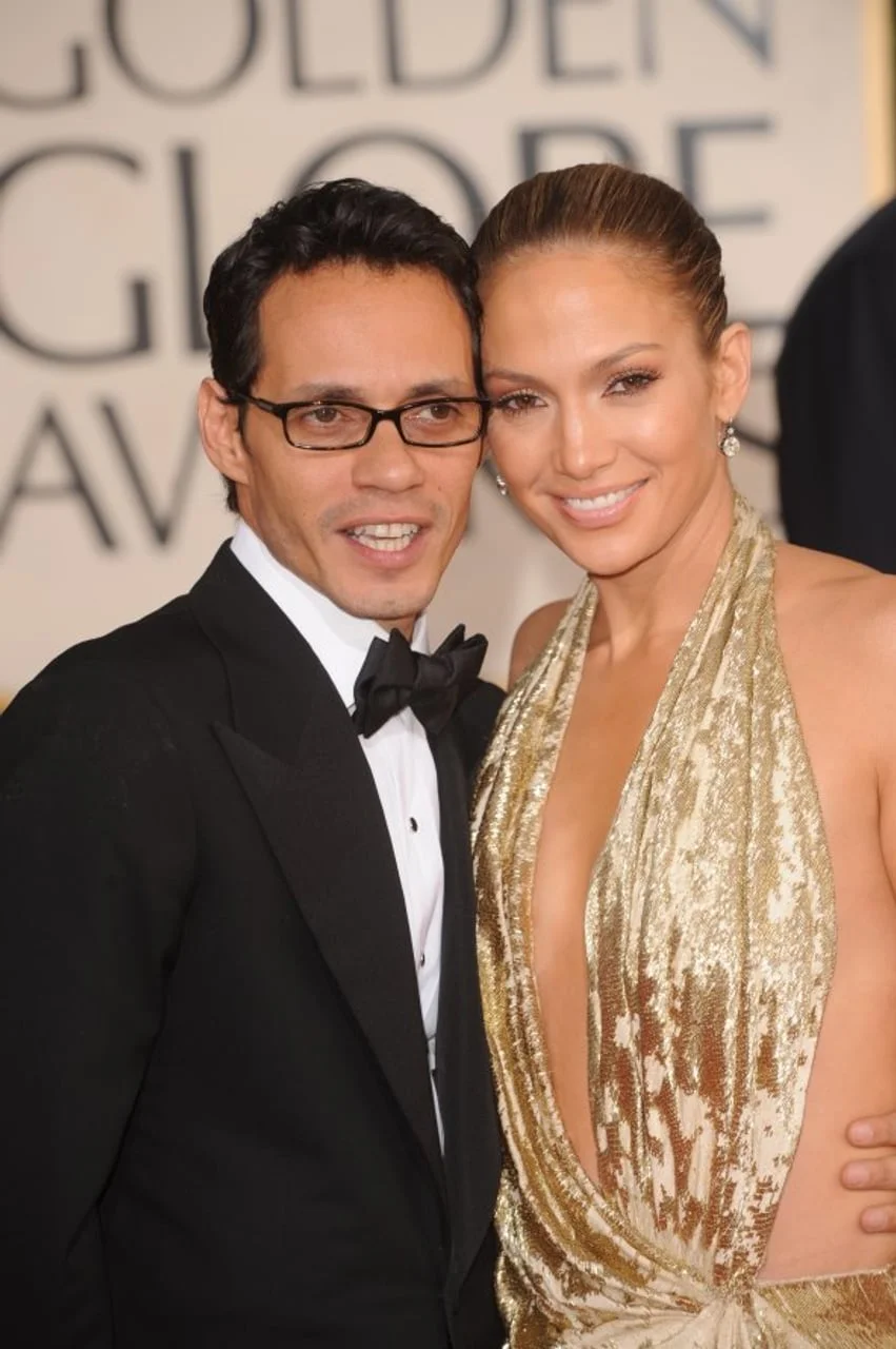Nasmijani Jennifer Lopez i Marc Anthony na dodjeli Zlatnih globusa.