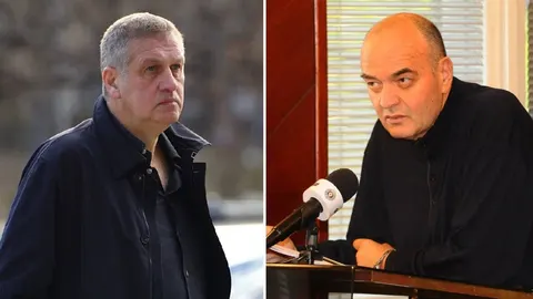 Kolaž fotografija na kojima su Ivo Nakić i košarkaški trener Duško Vujošević.