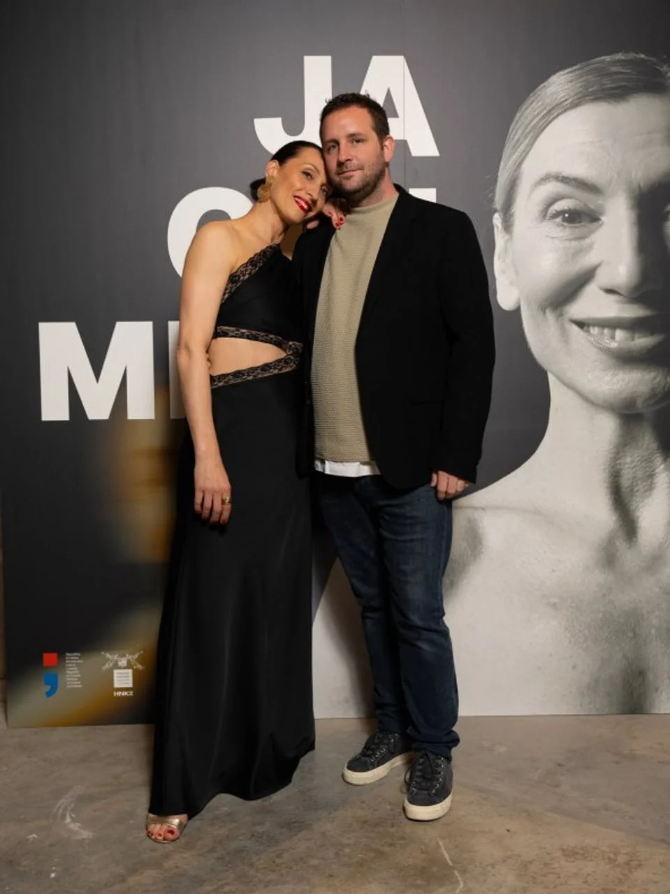 Larisa Lipovac Navojec i njezin partner Hrvoje poziraju zajedno