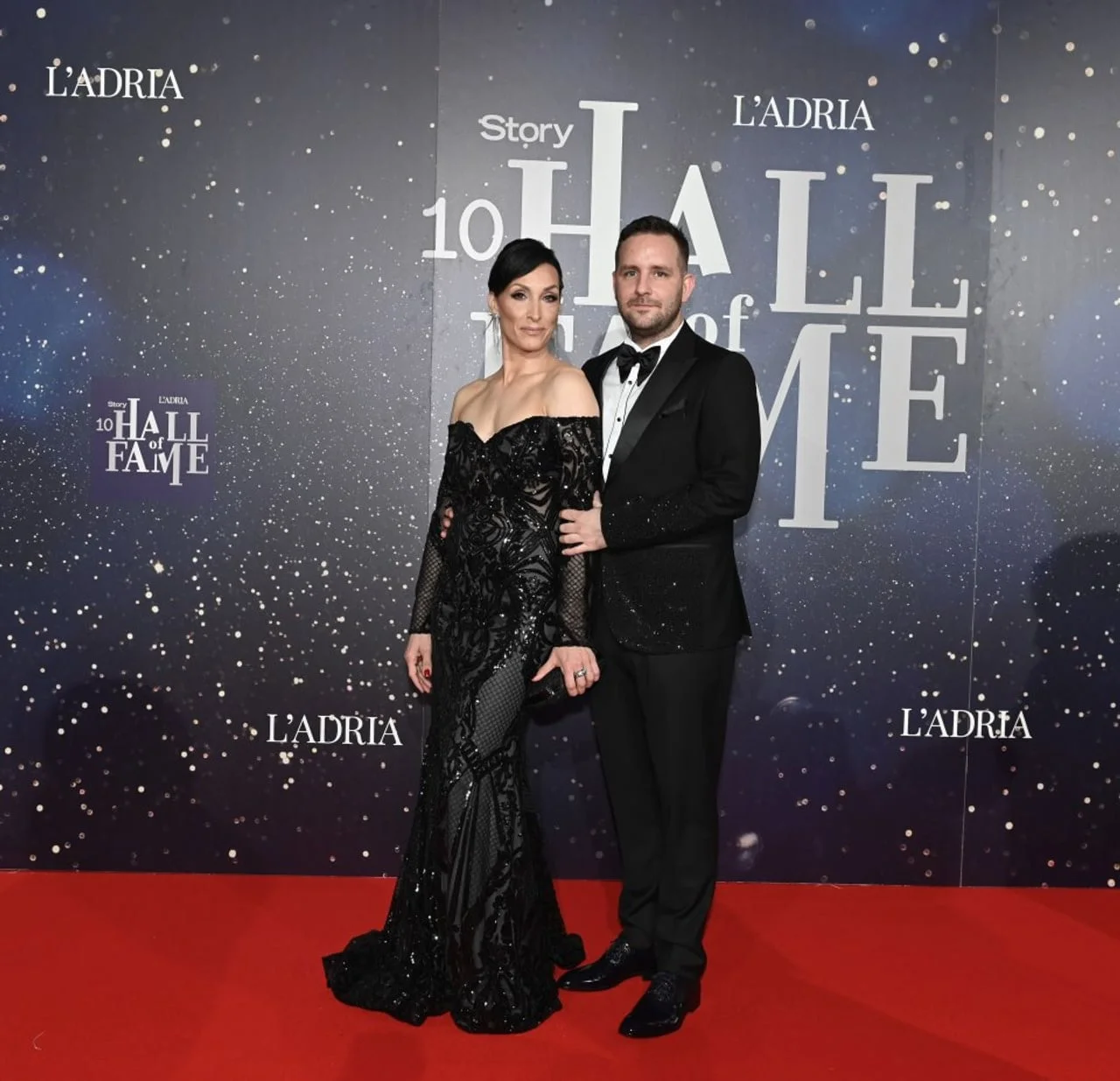 Larisa Lipovac Navojec i Hrvoje Jelinčić na crvenom tepihu