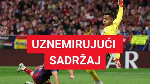 Sudar nogometaša Barcelone i vratara na terenu uz upozorenje o sadržaju