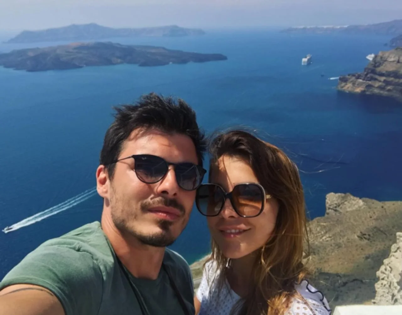 Marijana Batinić i Matej Pašalić na odmoru uz more