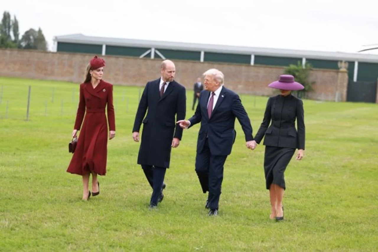 William i Kate šetaju travnjakom s Donaldom Trumpom i Melanijom Trump.