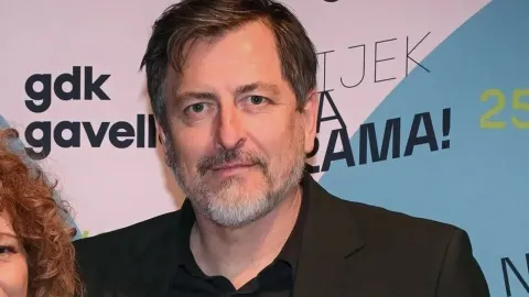 Vlado Šola na premijeri u kazalištu Gavella