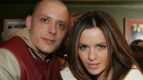 Glazbeni duo Tina Vukov i Nikša Jurinović portret iz mlađih dana.